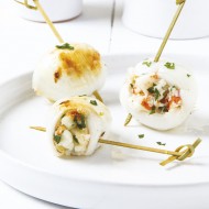 Seiche farcie aux crevettes