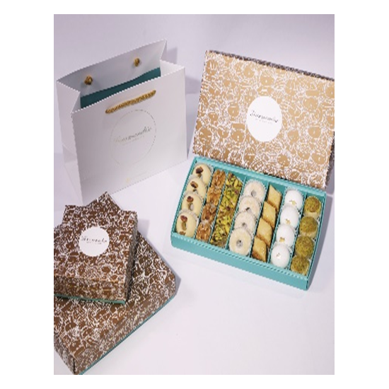 Coffret gourmand Amande Portrait , Les assortiments de gourmandises de  l'orient, Gourmandise Tunisie